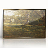 Realism Art Print - Harvest Scene by Winslow Homer, Pastoral Landscape