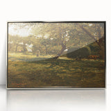 Realism Art Print - Harvest Scene by Winslow Homer, Pastoral Landscape