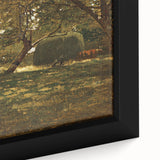 Realism Art Print - Harvest Scene by Winslow Homer, Pastoral Landscape