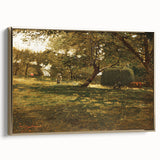 Realism Art Print - Harvest Scene by Winslow Homer, Pastoral Landscape