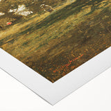 Realism Art Print - Harvest Scene by Winslow Homer, Pastoral Landscape