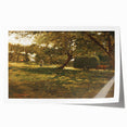 Realism Art Print - Harvest Scene by Winslow Homer, Pastoral Landscape