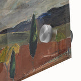 Classic Romantic Paintings: Cemetery Road in Toledo Landscape