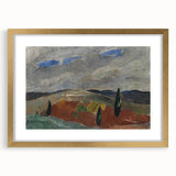 Classic Romantic Paintings: Cemetery Road in Toledo Landscape