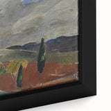 Classic Romantic Paintings: Cemetery Road in Toledo Landscape