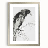 Abstract figurative frame in silver with a mat, showcasing an elegant front view ideal for modern decor. Perfect for enhancing living spaces or offices.