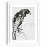 Abstract figurative frame with a white mat, showcasing an artistic design that blends modern aesthetics with vibrant colors, ideal for contemporary decor.