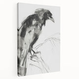 Abstract figurative canvas artwork showcasing vibrant colors and dynamic shapes, highlighting a modern aesthetic. Perfect for contemporary home decor or artistic spaces.