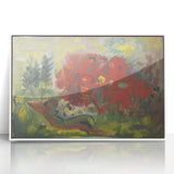 Expressionist Art - Reclining Nude in a Garden