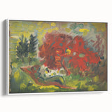 Expressionist Art - Reclining Nude in a Garden