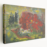 Expressionist Art - Reclining Nude in a Garden