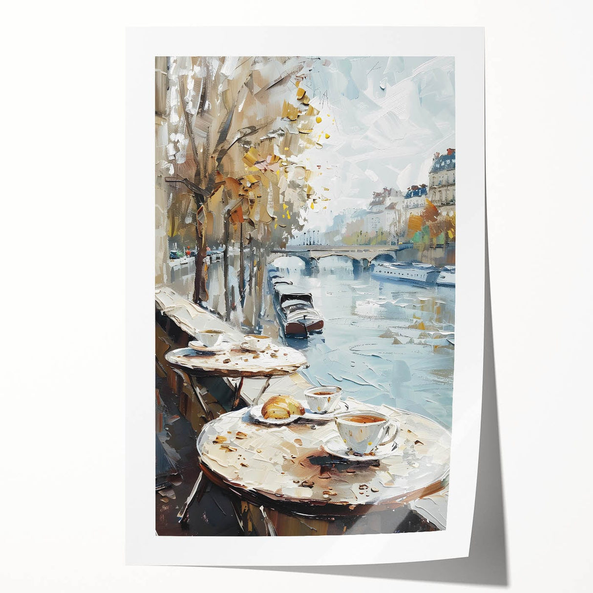 Extra large rolled canvas print featuring a vibrant array of floral designs, ideal for art wall dining room decor.