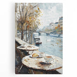 Large black and white canvas print of various kitchen utensils, ideal for kitchen wall art.