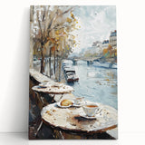 Black and white photo of assorted fruits and vegetables on stretched canvas, ideal for kitchen wall art.