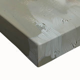 Large black and white landscape painting of assorted fruits on stretched canvas, ideal for bedroom wall art.