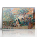 Impressionist Garden Scene - In Brittany by Pierre-Auguste Renoir Print