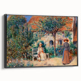 Impressionist Garden Scene - In Brittany by Pierre-Auguste Renoir Print