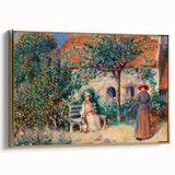 Impressionist Garden Scene - In Brittany by Pierre-Auguste Renoir Print