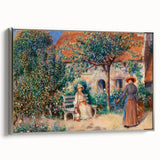 Impressionist Garden Scene - In Brittany by Pierre-Auguste Renoir Print