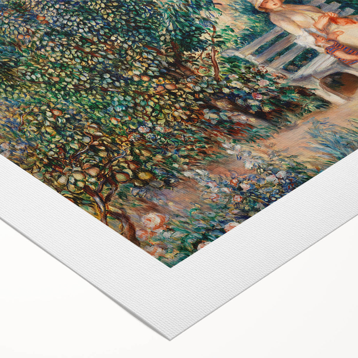 Impressionist Garden Scene - In Brittany by Pierre-Auguste Renoir Print
