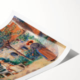 Impressionist Garden Scene - In Brittany by Pierre-Auguste Renoir Print