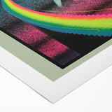 Led Zeppelin Rainbow Zeppelin Poster | Retro 1970s Music Wall Art