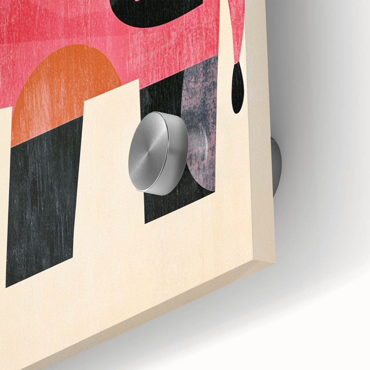 Modern Geometric Elephant Girls Room Wall Art – Kids Art Print