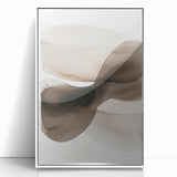 Elegant Dining Room Wall Art – Neutral Abstract Canvas Print