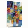 Vibrant Geometric Wall Art – Multicolor Modern Canvas Print