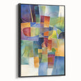 Vibrant Geometric Wall Art – Multicolor Modern Canvas Print