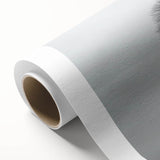 Abstract landscape rolled canvas artwork showcasing vibrant colors of blue, green, and orange, perfect for enhancing modern home decor. Expertly packaged in a protective cardboard tube for safe delivery.