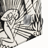 Modern Expressionism Wall Art | Abstract Black and White Print