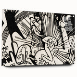 Modern Expressionism Wall Art | Abstract Black and White Print