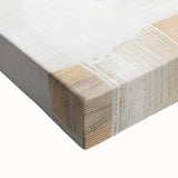 Large art featuring a black and white landscape painting on stretched canvas, ideal for bedroom wall decor.