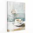 Large canvas print featuring a variety of colorful fruits and vegetables, ideal for kitchen wall art.