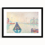 Impressionist Seascape Wall Art - The Buoy in Holland by Paul Signac