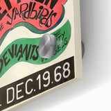 Led Zeppelin Exeter Civic Hall 1968 Poster | Retro Music Wall Art