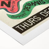 Led Zeppelin Exeter Civic Hall 1968 Poster | Retro Music Wall Art