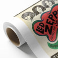 Led Zeppelin Exeter Civic Hall 1968 Poster | Retro Music Wall Art