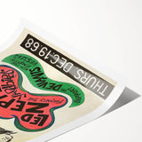 Led Zeppelin Exeter Civic Hall 1968 Poster | Retro Music Wall Art