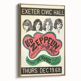 Led Zeppelin Exeter Civic Hall 1968 Poster | Retro Music Wall Art