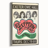 Led Zeppelin Exeter Civic Hall 1968 Poster | Retro Music Wall Art