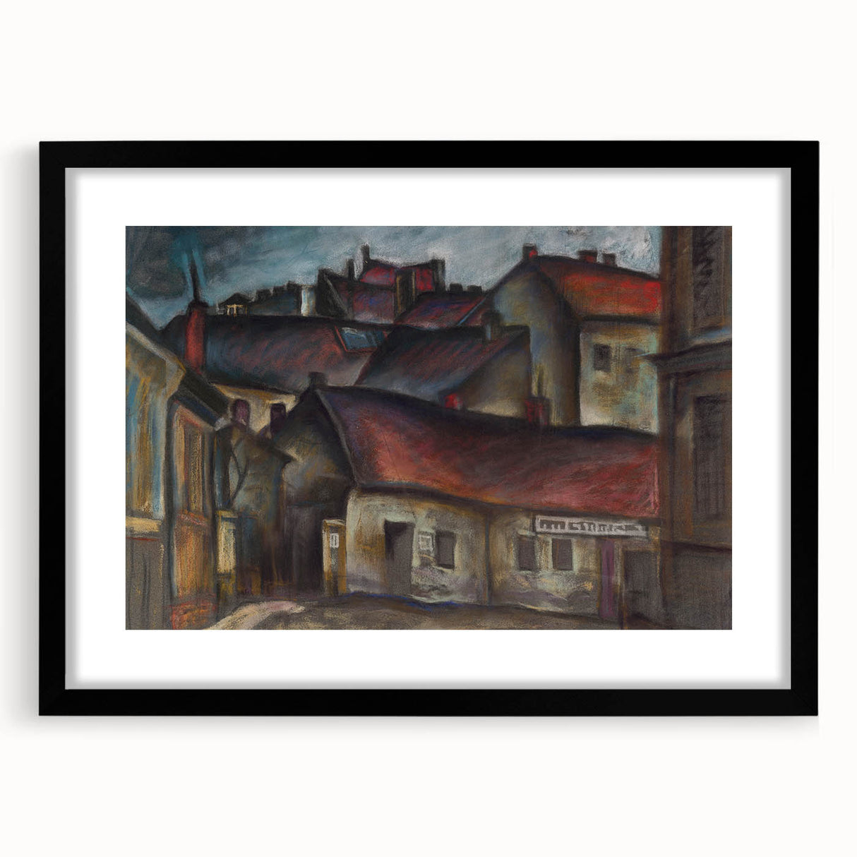 Realistic Wall Art - The Outskirts of the City by Konštantín Bauer