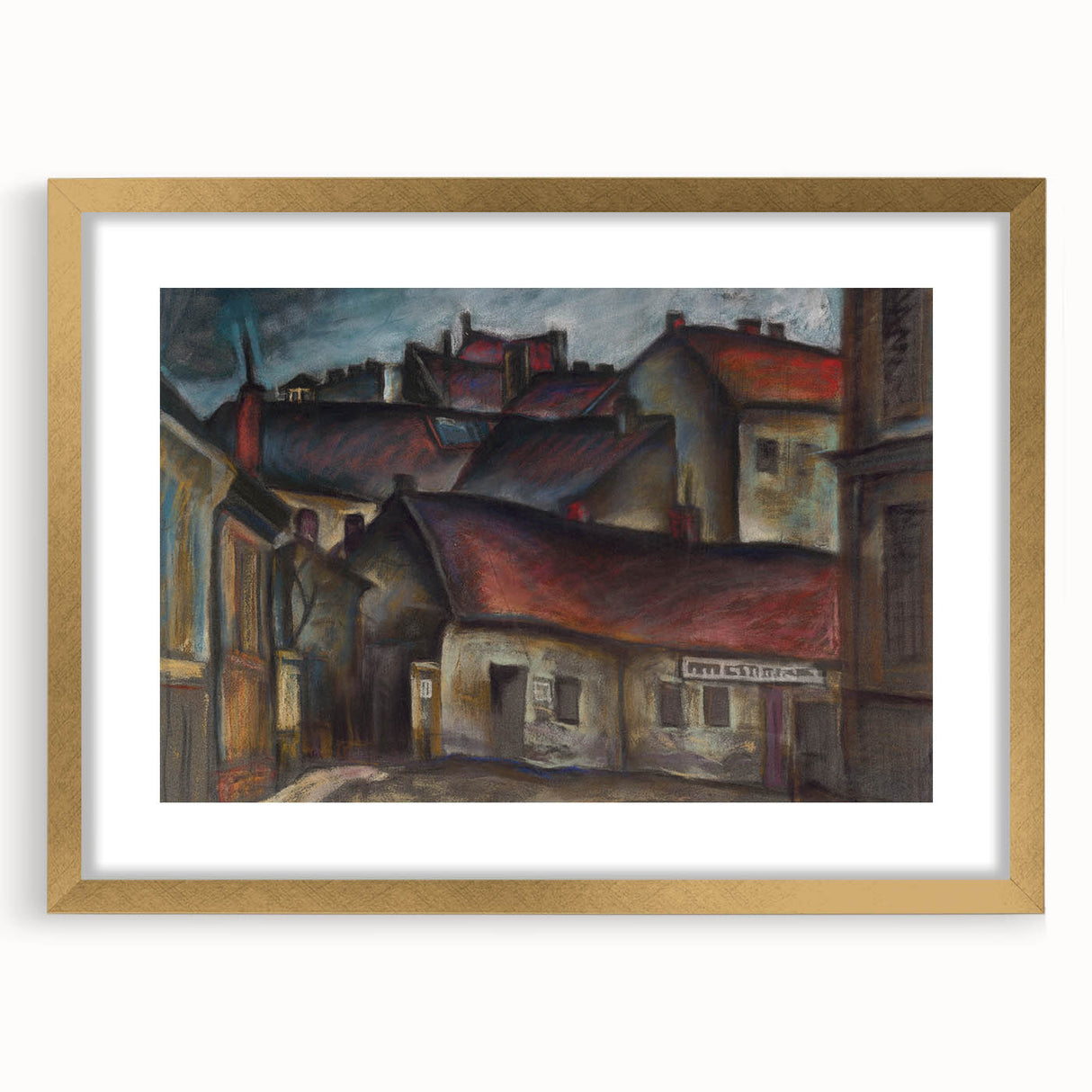 Realistic Wall Art - The Outskirts of the City by Konštantín Bauer
