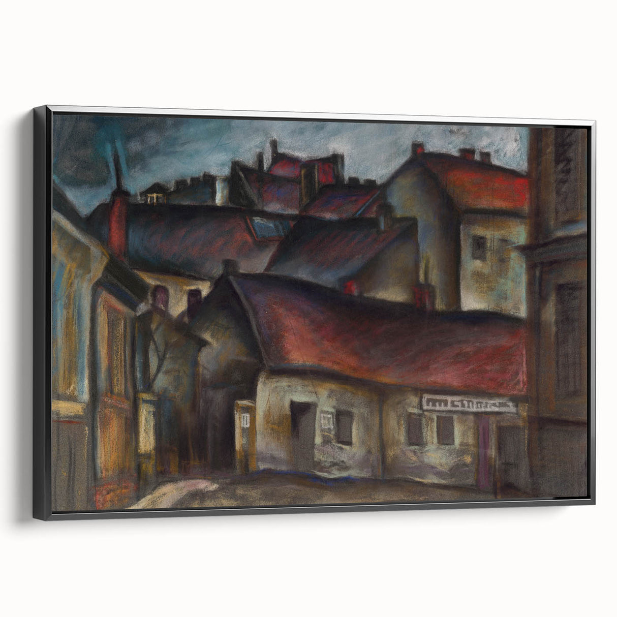 Realistic Wall Art - The Outskirts of the City by Konštantín Bauer