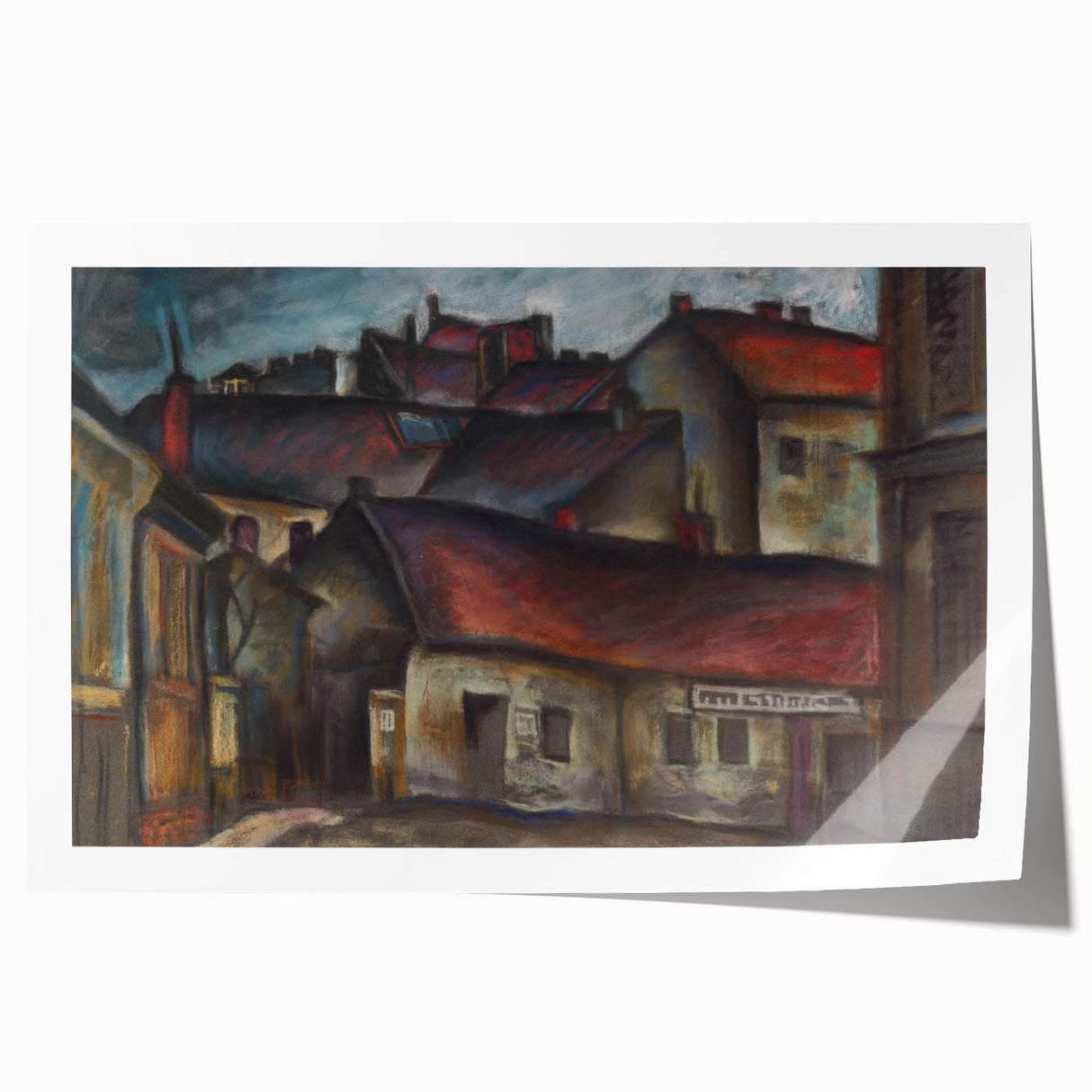 Realistic Wall Art - The Outskirts of the City by Konštantín Bauer