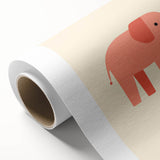 Minimalist Pink Elephant Girls Room Wall Art – Kids Art Print