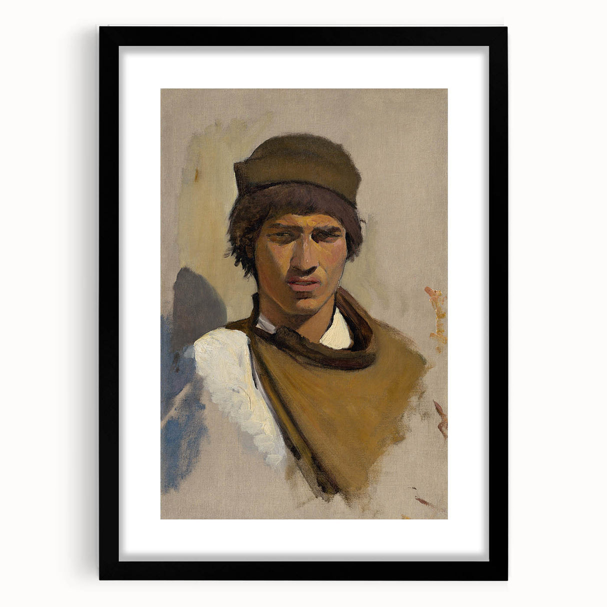 Romantic Art Prints: Young Gypsy - Historical Romanticism Portrait