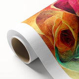 Vibrant Abstract Roses – Modern Multicolor Wall Art for Living Room