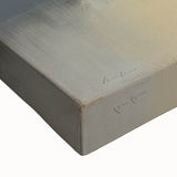 Close-up of a stretched canvas featuring vibrant abstract architecture wall art, showcasing intricate geometric patterns and bold colors, perfect for modern decor.